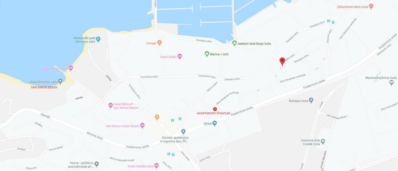Apartmaji Stamcar Izola Zewnętrze zdjęcie